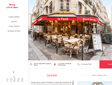 Tablet Screenshot of lepave.fr
